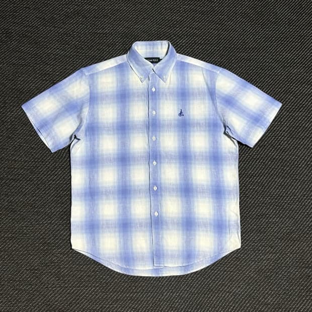 [L] Beanpole 빈폴 빈티지 린넨 체크셔츠