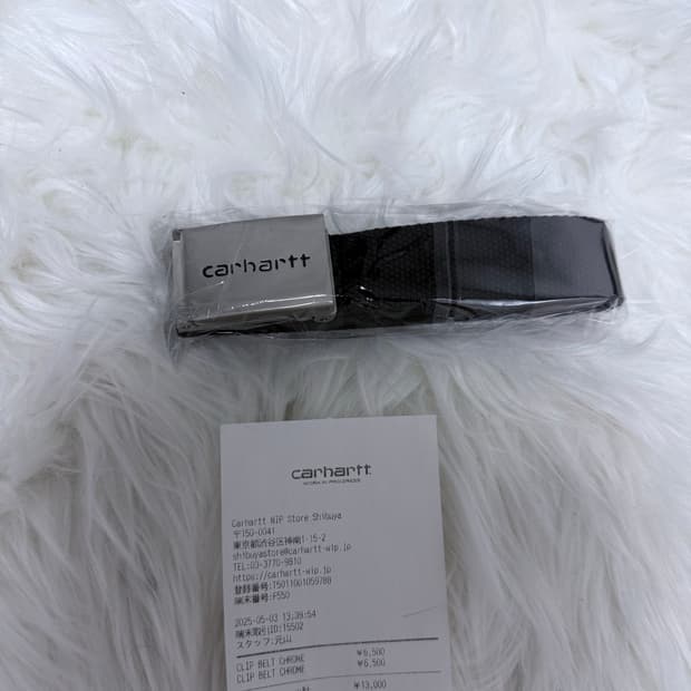 [미개봉 새상품] 25ss 칼하트 wip 스트랩 벨트 (영수증 참고)