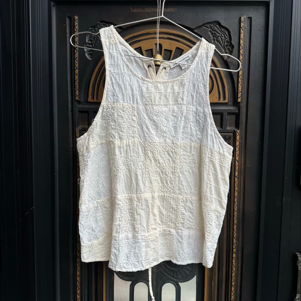 american eagle patchwork sleeveless