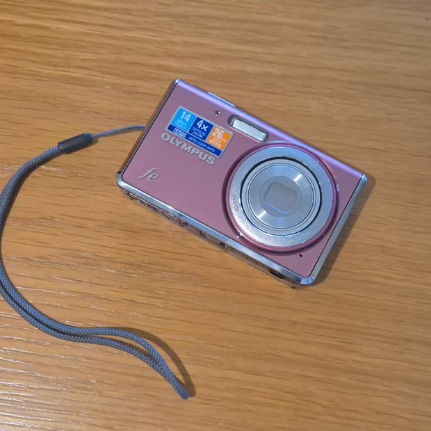 올림푸스 fe 4020 디지털카메라 핑크