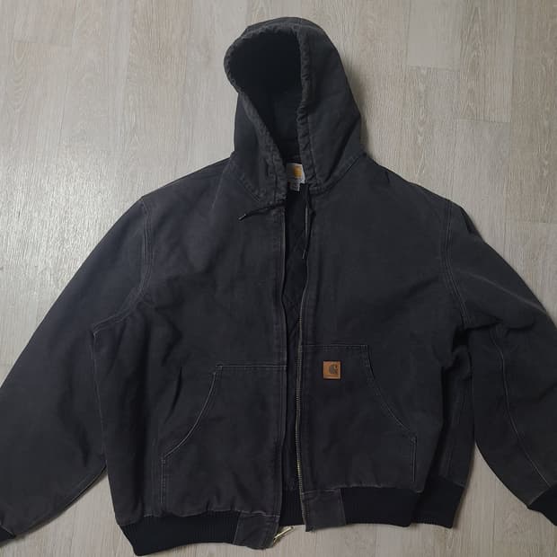 [2XL]칼하트 J130 샌드스톤 액티브 자켓 후드
