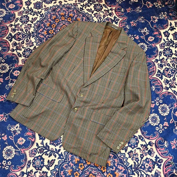 버버리스(Burberry's) 90's 울 100% 하운스투스 블레이져