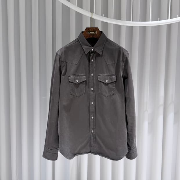 (A/40) / 톰포드 데님 코튼 웨스턴 셔츠