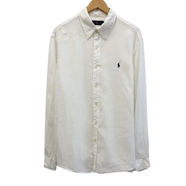 폴로 린넨 셔츠 화이트 (XL) 
