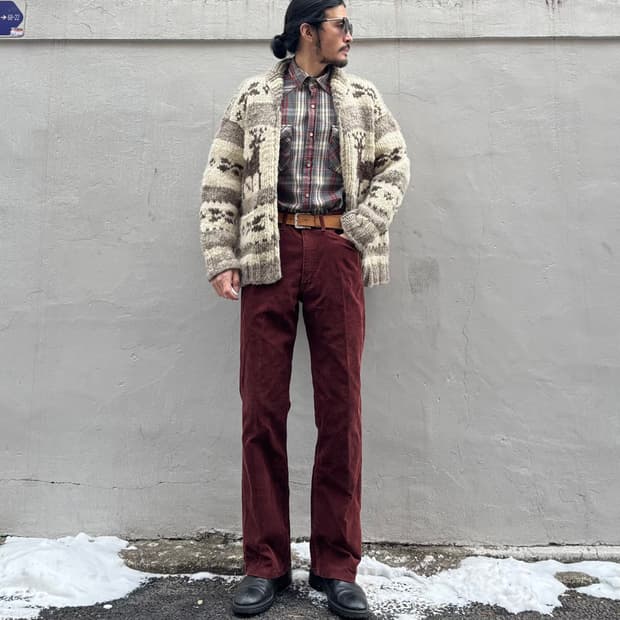 90년대 일본 리바이스 517 코듀로이 부츠컷