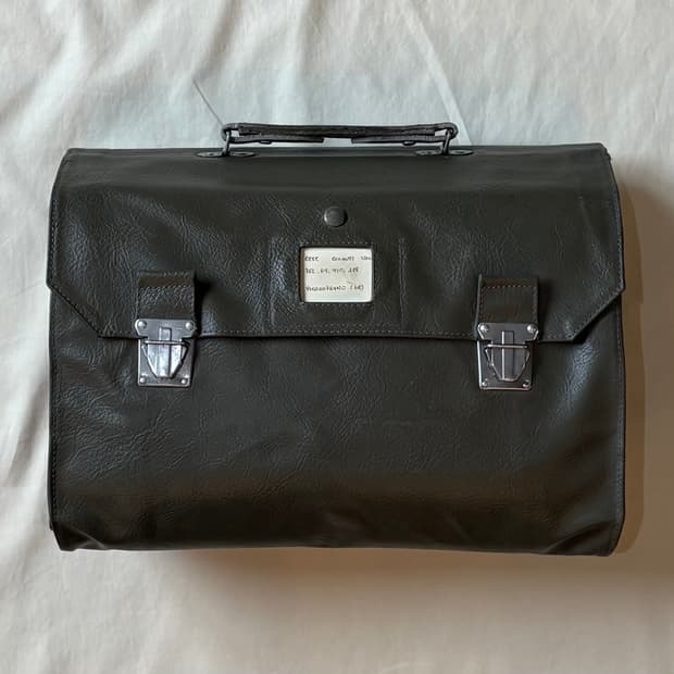 60s Swiss Army 오피서 브리프케이스