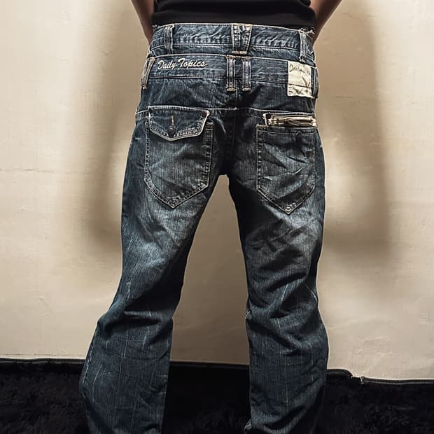 vintage denim pants