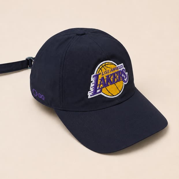 뉴에라 NBA LA 레이커스 나일론 언스트럭쳐 볼캡 모자