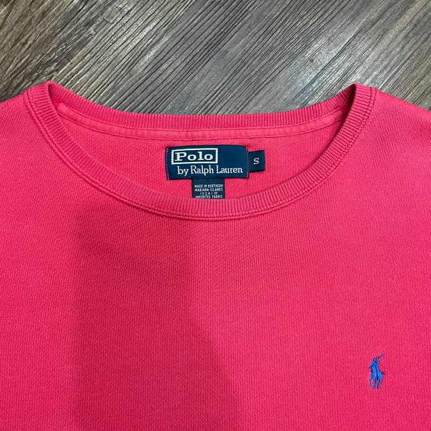 폴로 랄프로렌 USA 핑크 스웻셔츠 맨투맨