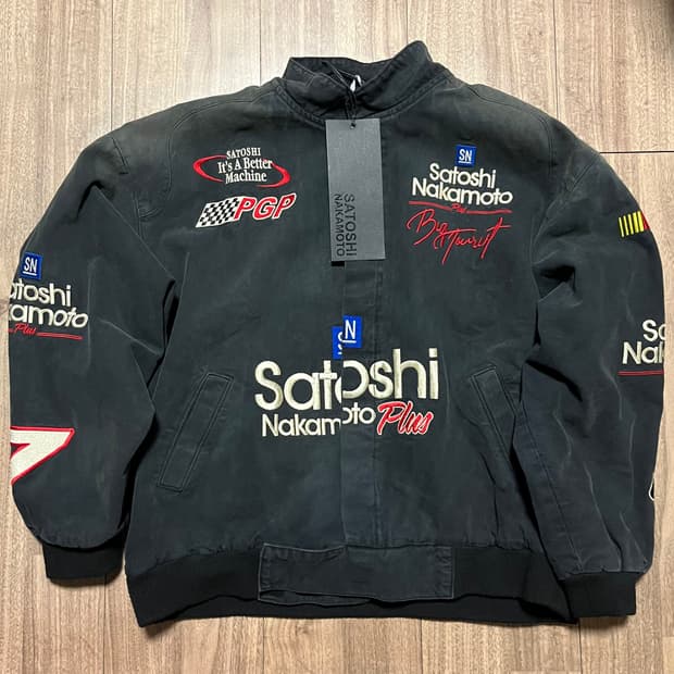 사토시나카모토 레이싱 자켓 M