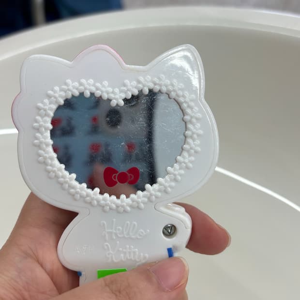 Vintage Hello Kitty Hand Mirror