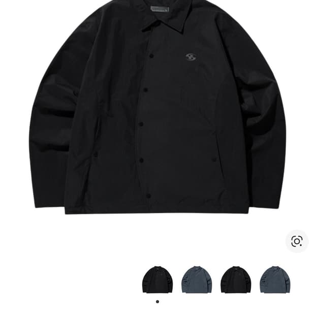 산산기어 코치 자켓 블랙 - 23SS 1사이즈