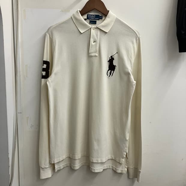 N252 폴로 빅포니 카라 롱슬리브 럭비티 pk