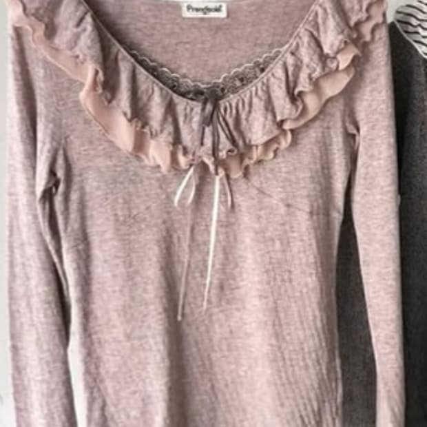 빈티지 뮤트톤 레이어드 슬리브+나시 세트