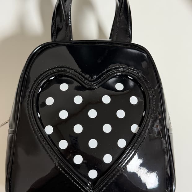 꼼데가르송 걸 하트토트백