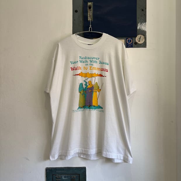 90s Walk to Emmaus Jesus T-shirt