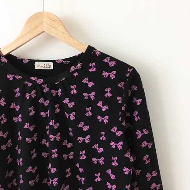 milto ribbon top