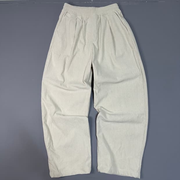 브랜슨 코듀로이 밴딩 팬츠 바지 아이보리 L [020906]
