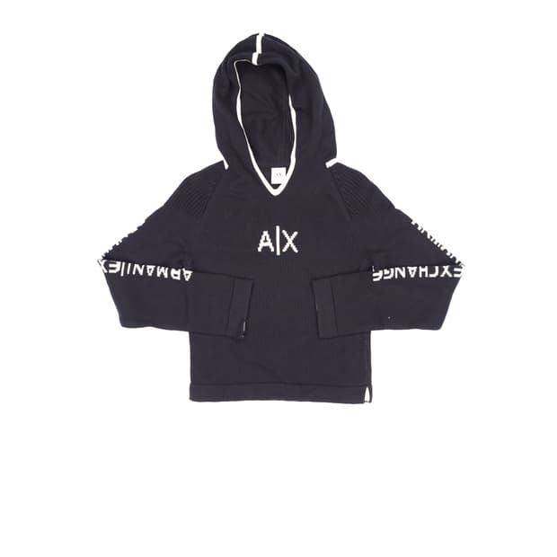 [M] 아르마니익스체인지 여성 니트 후드티 1230H1