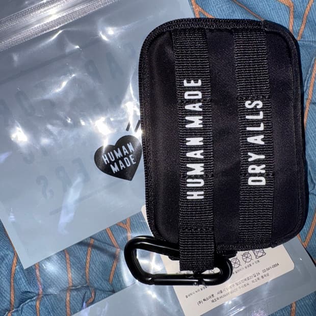 휴먼메이드 밀리터리 카드 케이스 지갑 블랙