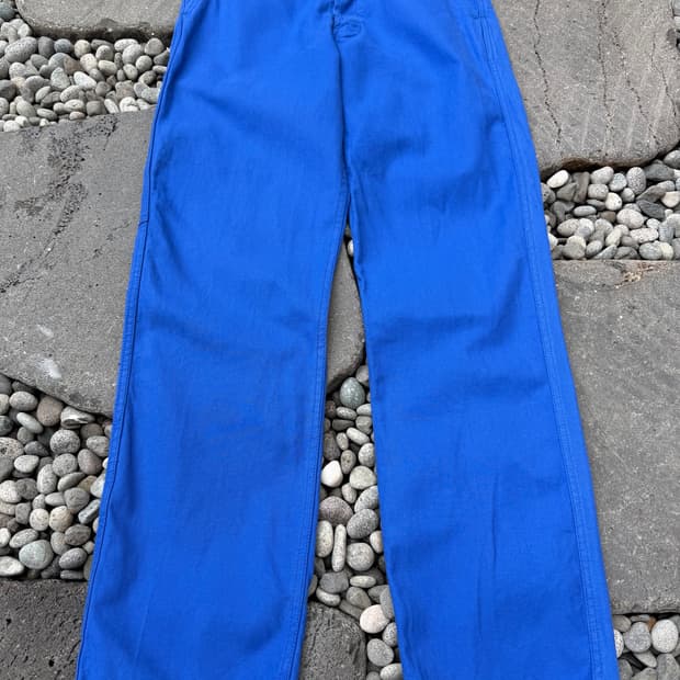 2000s LE CEDRE INK BLUE FRENCH 프렌치워크팬츠