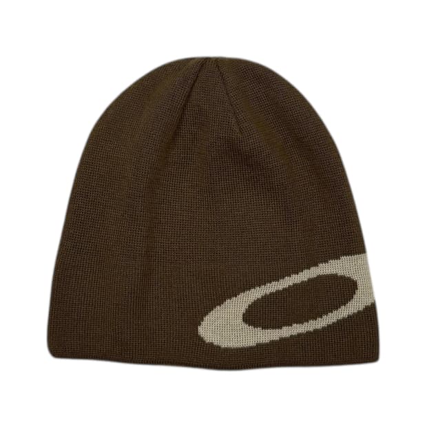 오클리 일립스 빅로고 비니 모자 브라운