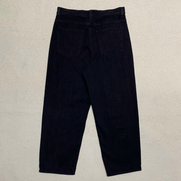 [표기 32, 실측 35] 유니클로 루즈 와이드핏 블랙진