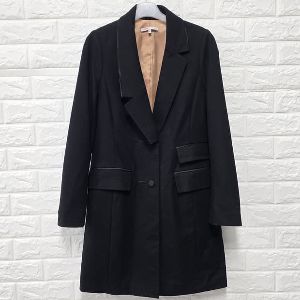 택포) 마쥬 블랙 코트 M