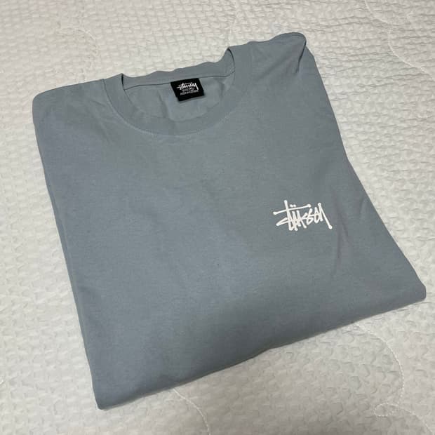 스투시 롱슬리브(스카이 블루)XL