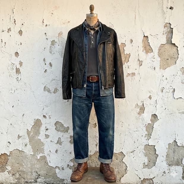 VERA PELLE Italy Vintage Leather Jacket