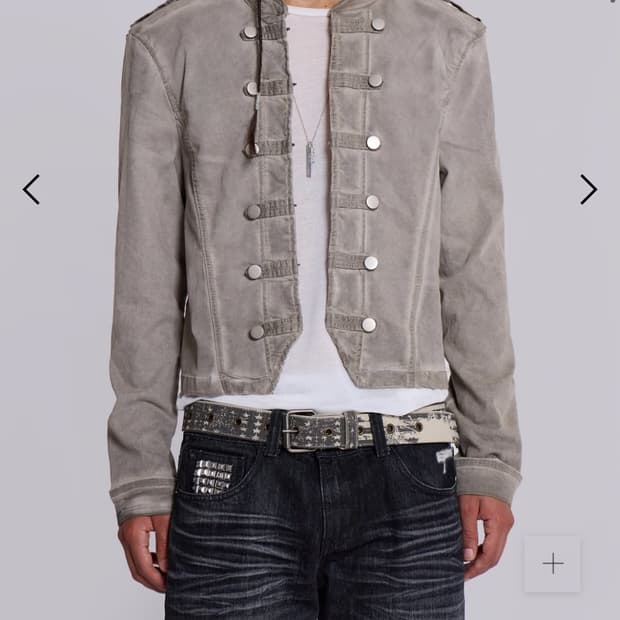 Jaded London 드러머 워싱 자켓