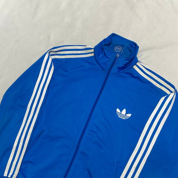 110 아디다스 파이어버드 블루 트랙탑 