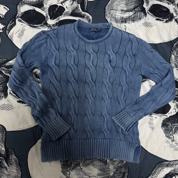 폴로랄프로렌 피그먼트 니트 여성 xs사이즈