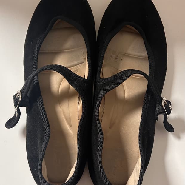 플랫슈즈 블랙 240