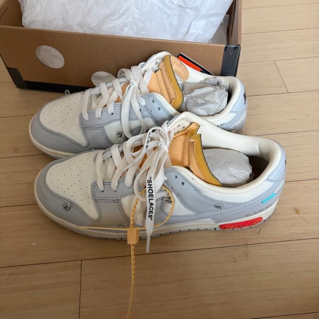 나이키 x 오프화이트 덩크 로우 더 50 - 로트 46 풀셋265사이즈