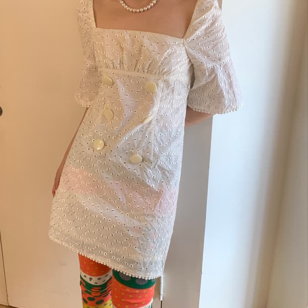 Button dress