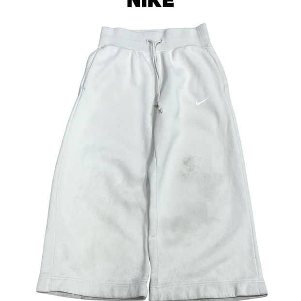 나이키 우먼스 피닉스 플리스 하이웨이스트 크롭 팬츠 아이보리