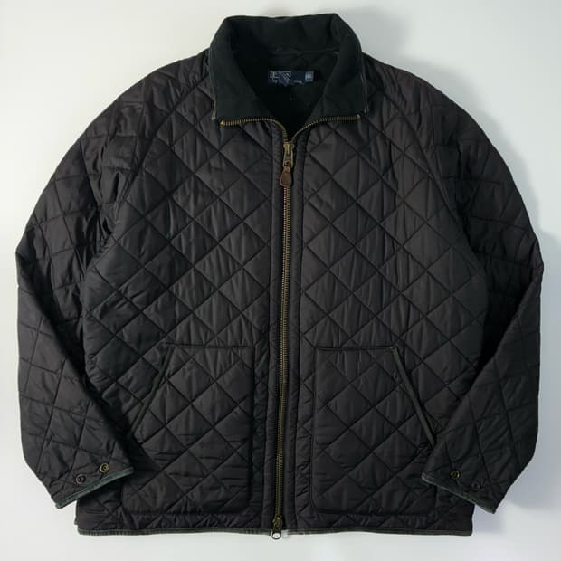 Polo  폴로 랄프로렌 투웨이 블랙 퀼팅 패딩 자켓