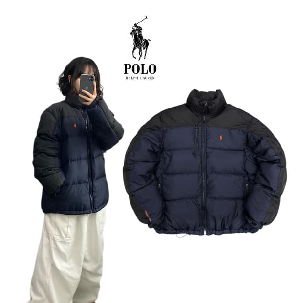 폴로 포니 푸퍼 덕다운 패딩