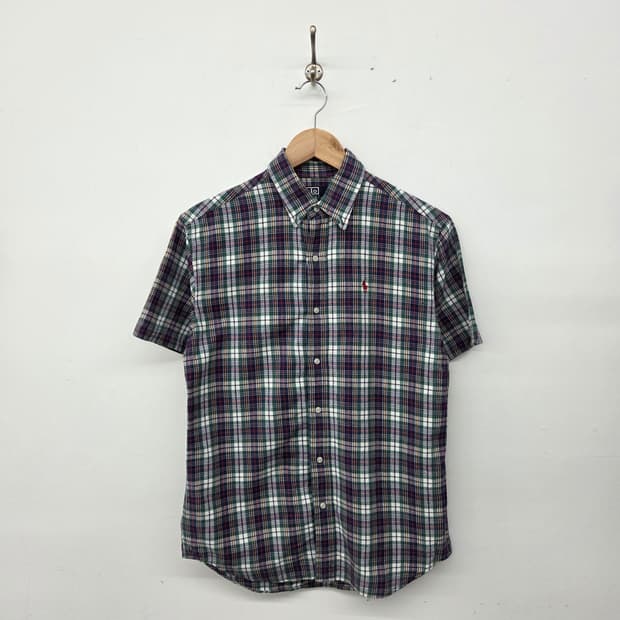 폴로 랄프로렌 체크 반팔 셔츠 여m