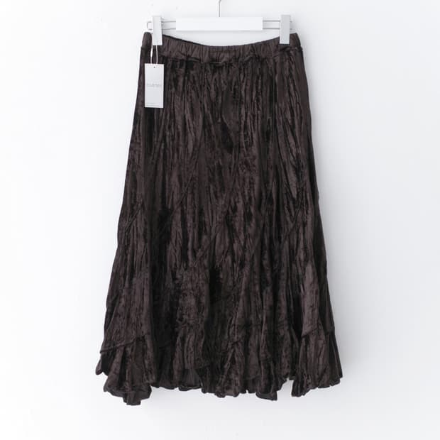 velvet grunge skirt 