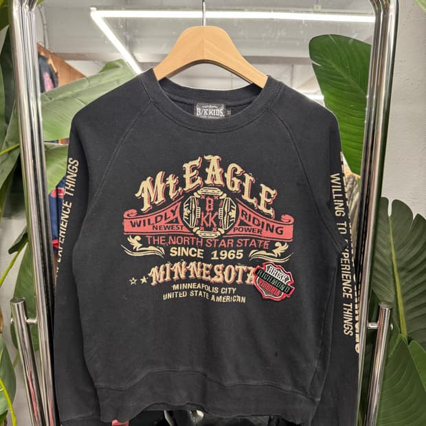Japanese vintage 스웻셔츠