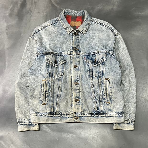  리바이스 라이닝 데님 트러커 자켓 y15661