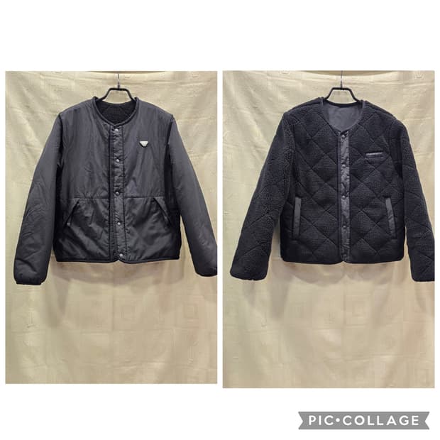 다이나핏 양면 퀼팅 뽀글이 자켓 S