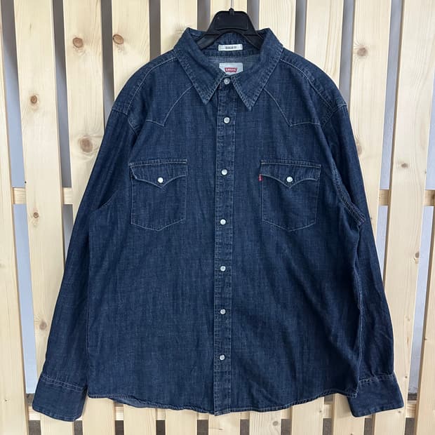 (L) 리바이스 웨스턴 데님 셔츠
