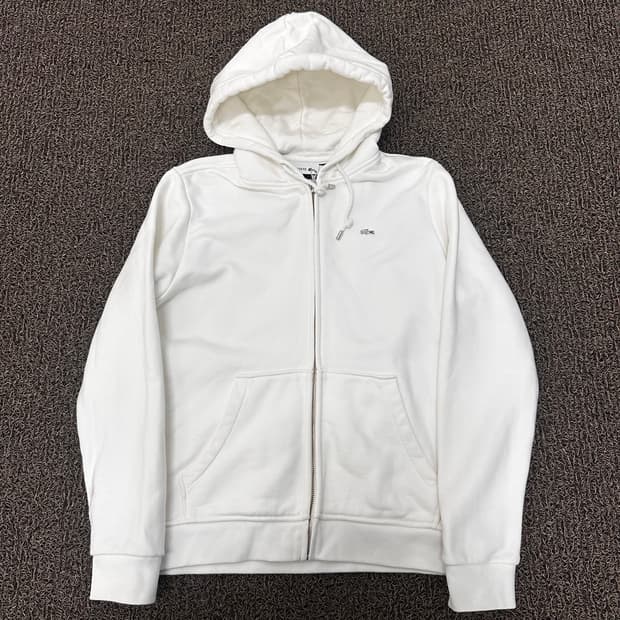 라코스테 여성 후드집업 화이트 95(M)