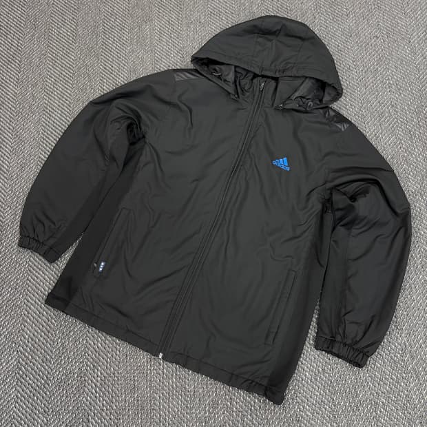 아디다스 누빔자켓 블랙