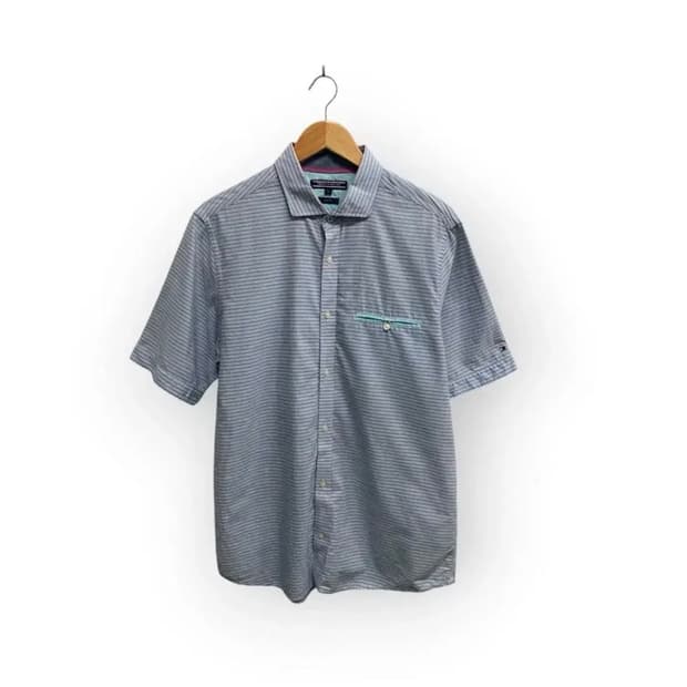 타미힐피거 스트라이프 셔츠 XL
