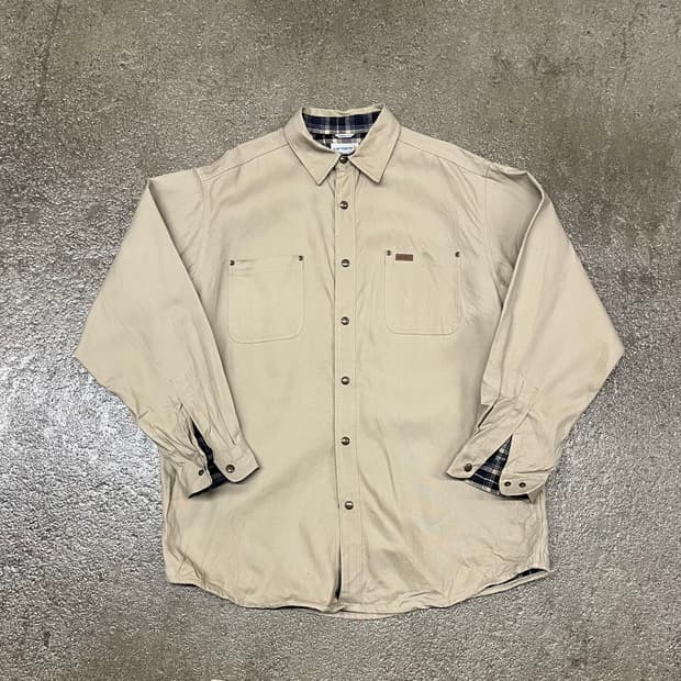 Carhartt 플란넬 라인드 워크 셔츠 (110)