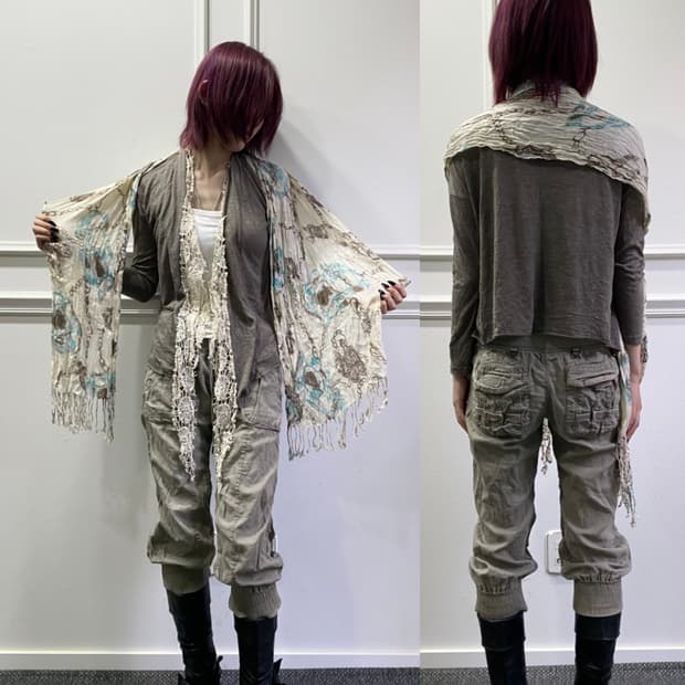 Cardigan: 2000s Grunge Mood Cardigan